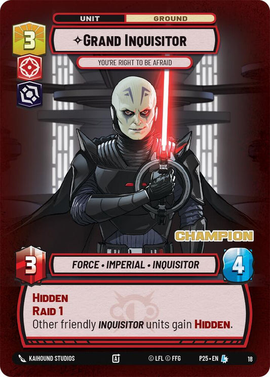 Grand Inquisitor - You're Right to Be Afraid (Champion) [Organized Play Promos] 18