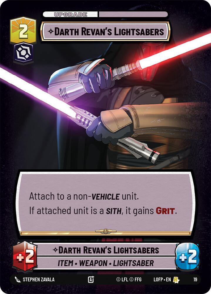Darth Revan's Lightsabers [Organized Play Promos] 19