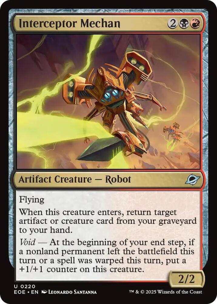 Interceptor Mechan [Edge of Eternities] 220