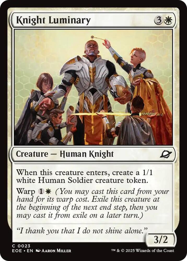 Knight Luminary [Edge of Eternities] 23