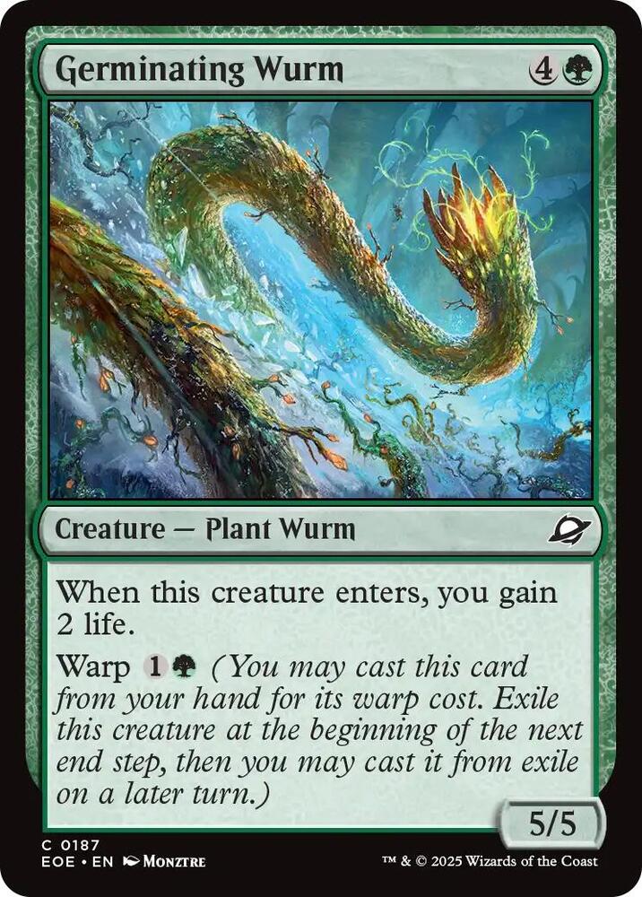 Germinating Wurm [Edge of Eternities] 187