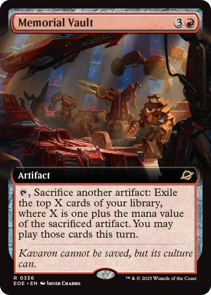 Memorial Vault (Extended Art) [Edge of Eternities] 336