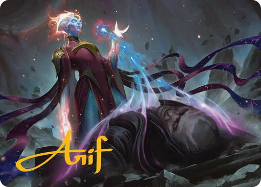 Lightstall Inquisitor Art Card (Gold-Stamped Signature) [Art Series: Edge of Eternities] 5