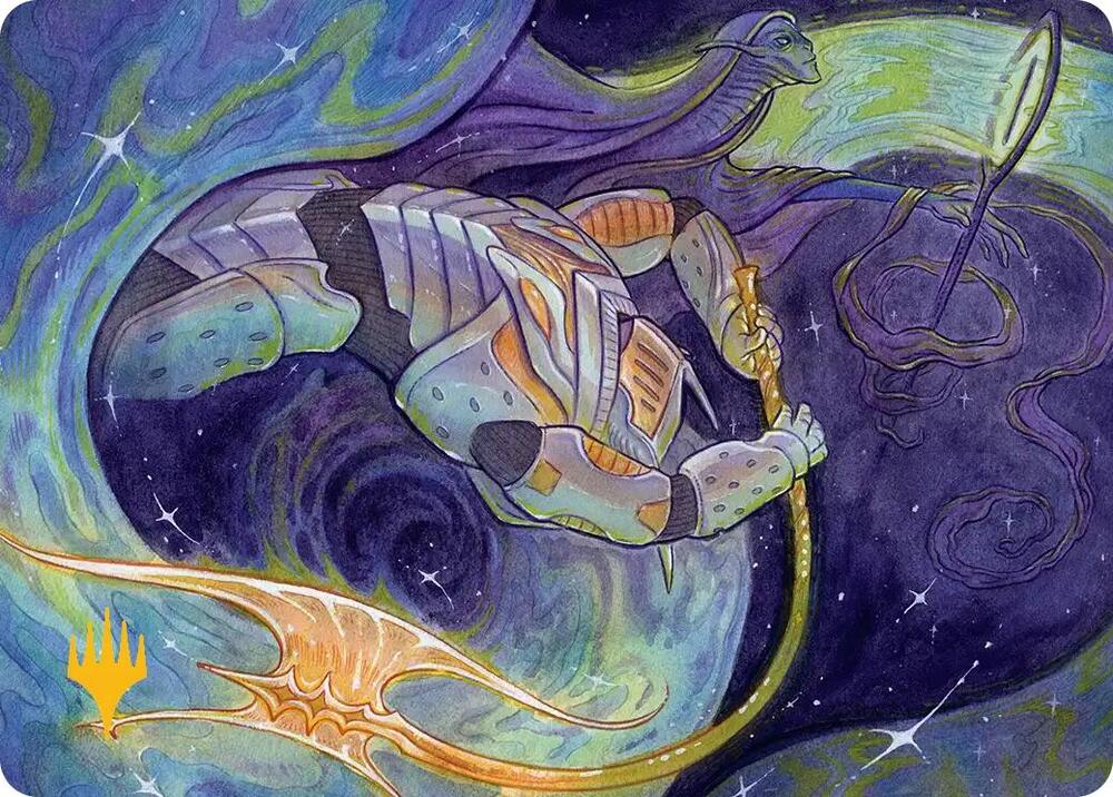 Seam Rip Art Card (Gold-Stamped Planeswalker Symbol) [Art Series: Edge of Eternities] 6