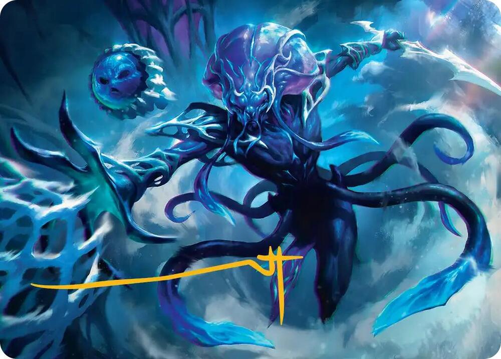 Illvoi Galeblade Art Card (Gold-Stamped Signature) [Art Series: Edge of Eternities] 7