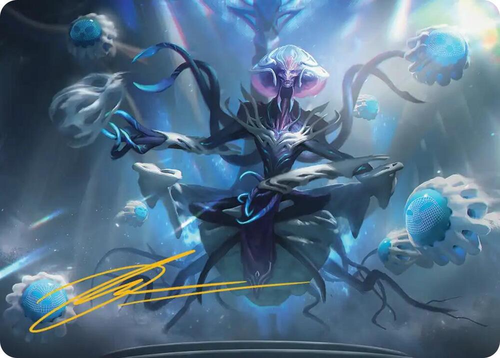 Mm'menon, the Right Hand Art Card (Gold-Stamped Signature) [Art Series: Edge of Eternities] 8