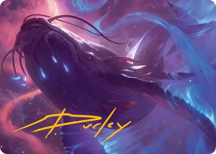 Starbreach Whale Art Card (Gold-Stamped Signature) [Art Series: Edge of Eternities] 9
