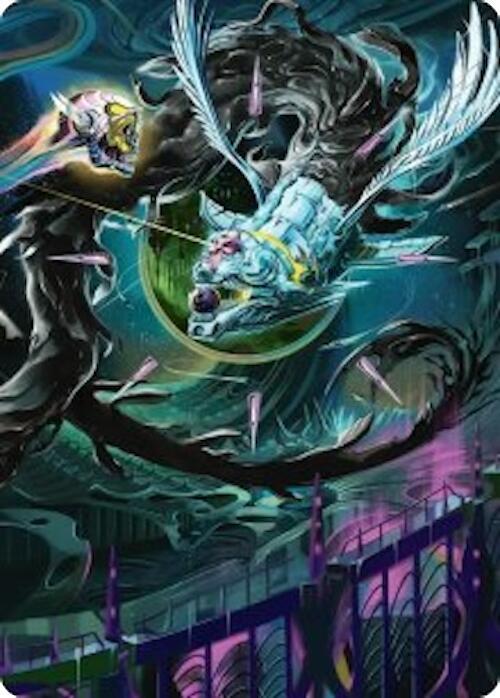 Quantum Riddler Art Card [Art Series: Edge of Eternities] 39