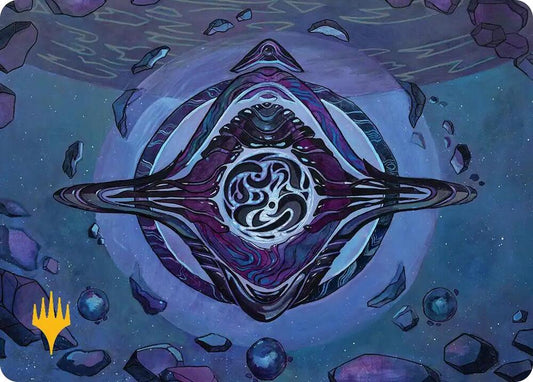 Archenemy's Charm Art Card (Gold-Stamped Planeswalker Symbol) [Art Series: Edge of Eternities] 11