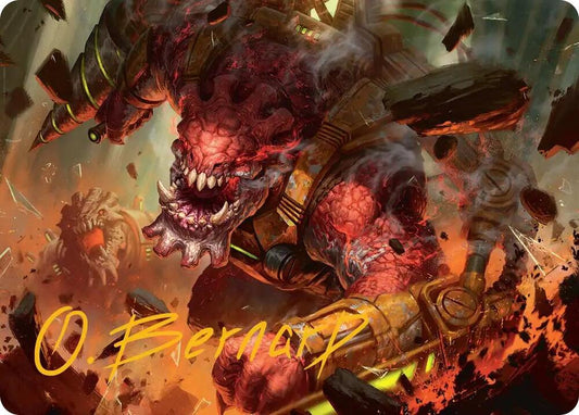 Full Bore Art Card (Gold-Stamped Signature) [Art Series: Edge of Eternities] 17