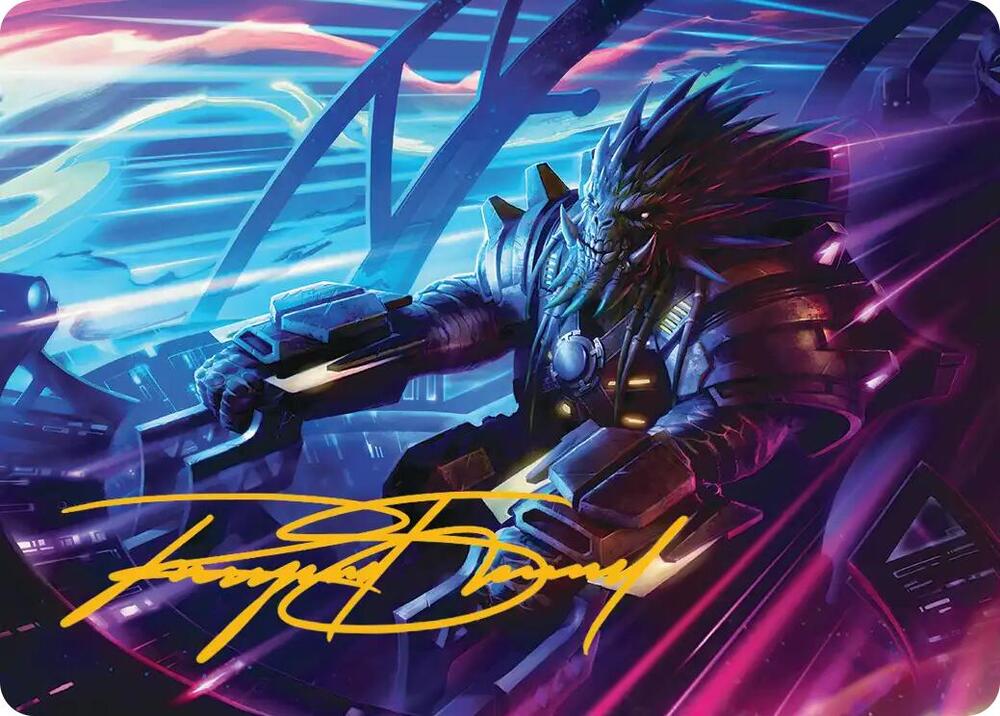 Tannuk, Steadfast Second Art Card (Gold-Stamped Signature) [Art Series: Edge of Eternities] 19