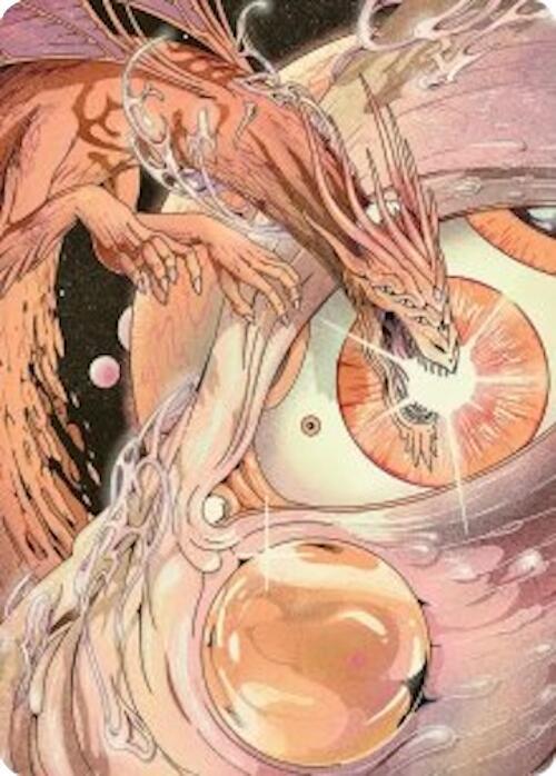 Nova Hellkite Art Card (40/54) [Art Series: Edge of Eternities] 40