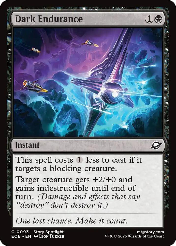 Dark Endurance [Edge of Eternities] 93
