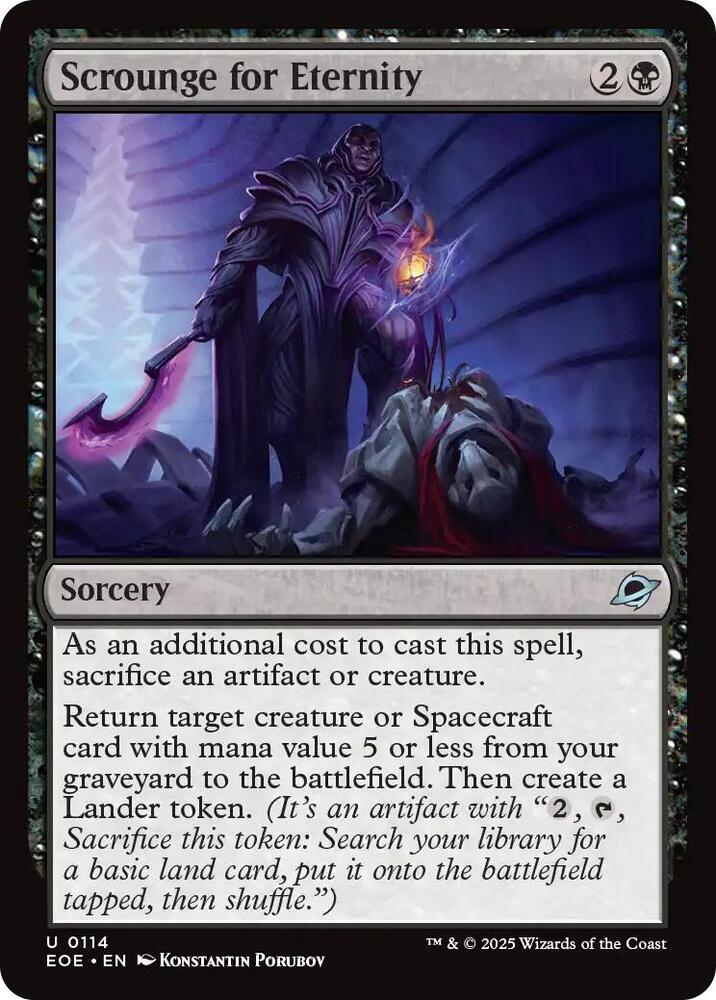 Scrounge for Eternity [Edge of Eternities] 114