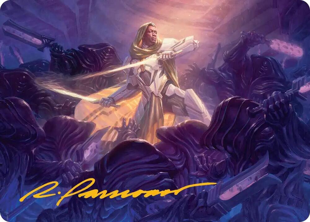 Syr Vondam, Sunstar Exemplar Art Card (Gold-Stamped Signature) [Art Series: Edge of Eternities] 25