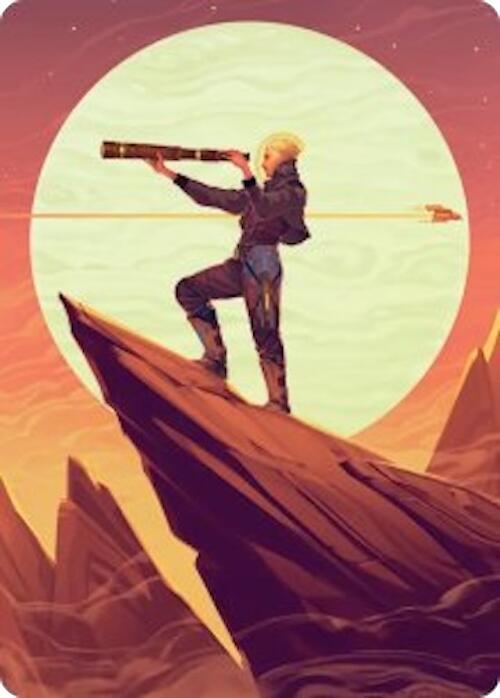 Sami, Wildcat Captain Art Card [Art Series: Edge of Eternities] 37
