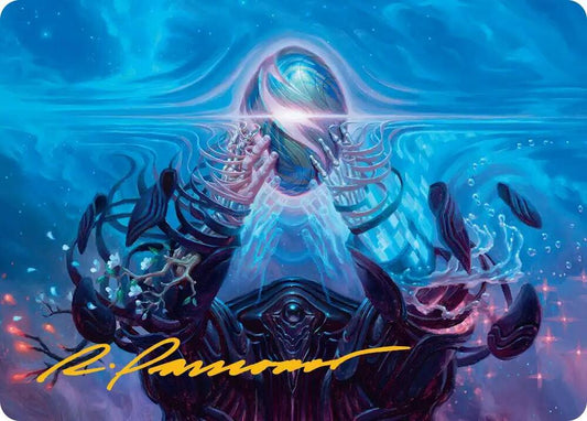 The Endstone Art Card (Gold-Stamped Signature) [Art Series: Edge of Eternities] 28