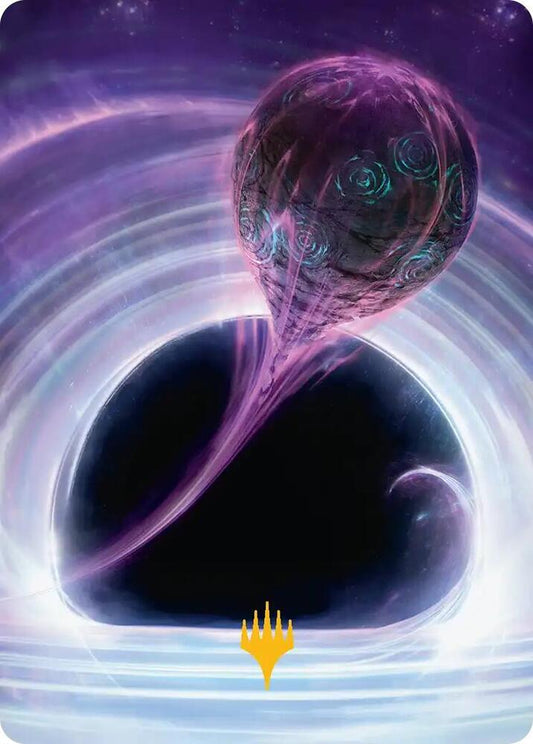 Susur Secundi, Void Altar Art Card (Gold-Stamped Planeswalker Symbol) [Art Series: Edge of Eternities] 33