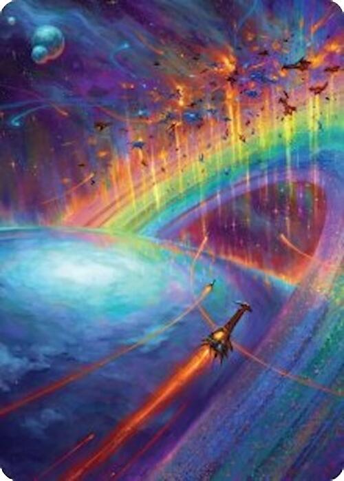 Cascading Cataracts Art Card (43/54) [Art Series: Edge of Eternities] 43