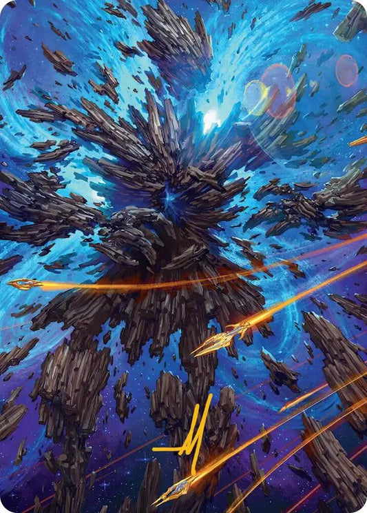 Celestial Colonnade Art Card (Gold-Stamped Signature) [Art Series: Edge of Eternities] 44