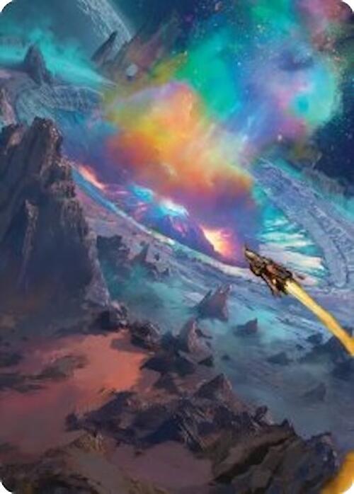 Meteor Crater Art Card [Art Series: Edge of Eternities] 45