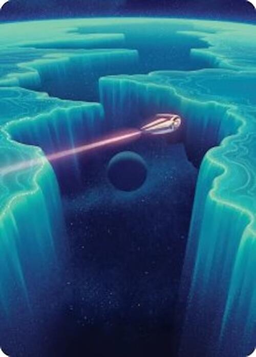 Cascading Cataracts Art Card (50/54) [Art Series: Edge of Eternities] 50