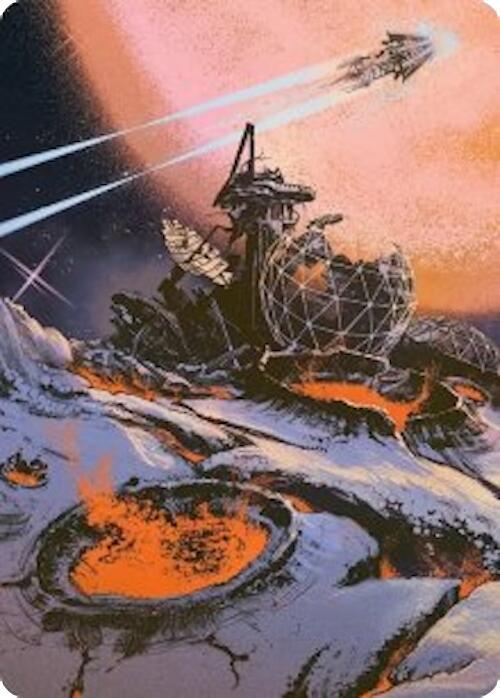 Petrified Field Art Card [Art Series: Edge of Eternities] 52