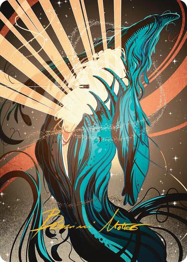 Swarmyard Art Card (Gold-Stamped Signature) [Art Series: Edge of Eternities] 54