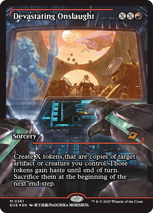 Devastating Onslaught (0361) (Showcase) [Edge of Eternities] 361