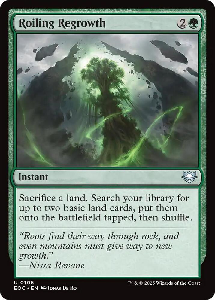 Roiling Regrowth [Commander: Edge of Eternities] 105