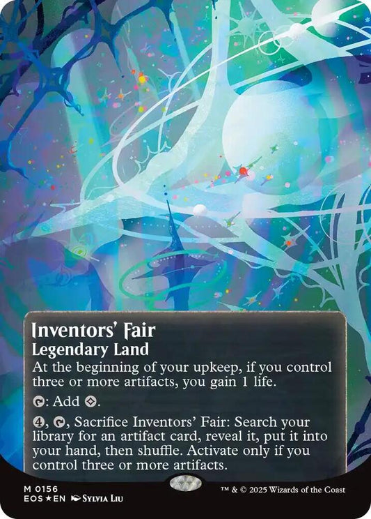 Inventors' Fair (0156) (Borderless) (Galaxy Foil) [Edge of Eternities: Stellar Sights] 156