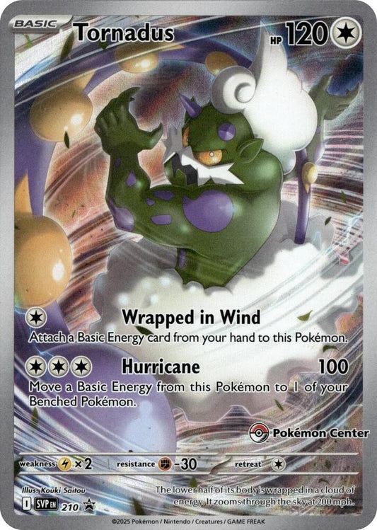 Tornadus - 210 (Pokemon Center Exclusive) [SV: Scarlet & Violet Promo Cards] 210