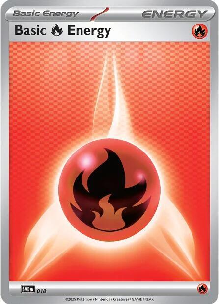 Basic Fire Energy - 018 [SVE: Scarlet & Violet Energies] 018