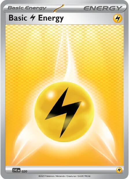 Basic Lightning Energy - 020 [SVE: Scarlet & Violet Energies] 020