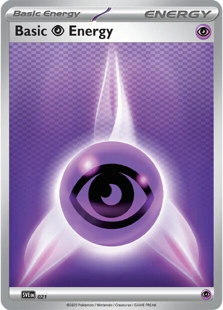 Basic Psychic Energy - 021 [SVE: Scarlet & Violet Energies] 021