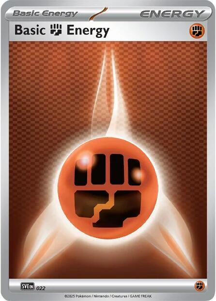 Basic Fighting Energy - 022 [SVE: Scarlet & Violet Energies] 022