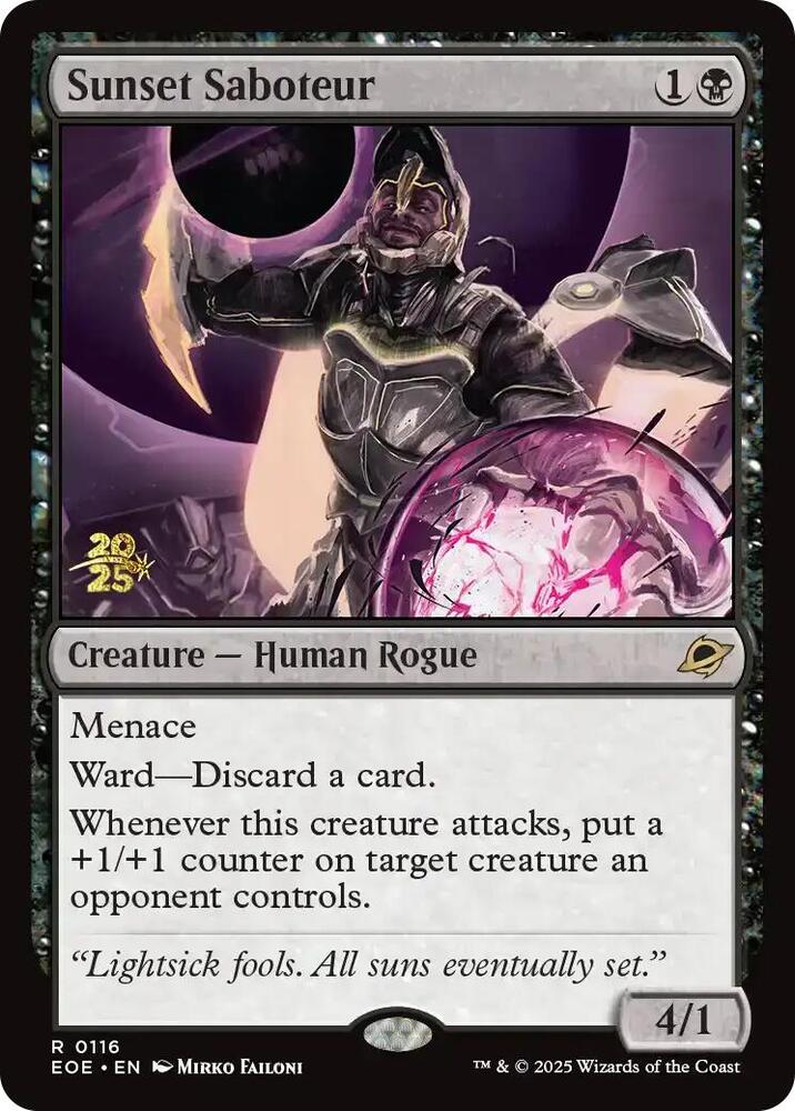 Sunset Saboteur [Prerelease Cards] 116