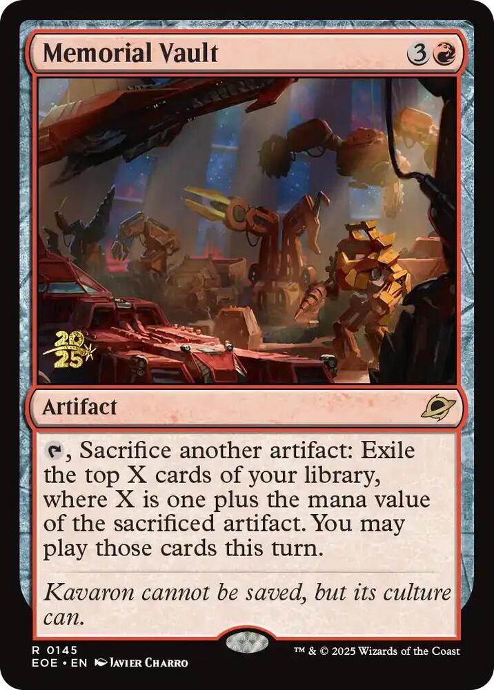 Memorial Vault [Prerelease Cards] 145