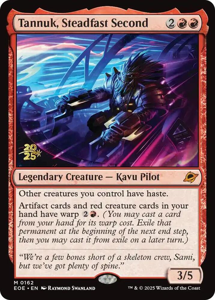 Tannuk, Steadfast Second [Prerelease Cards] 162