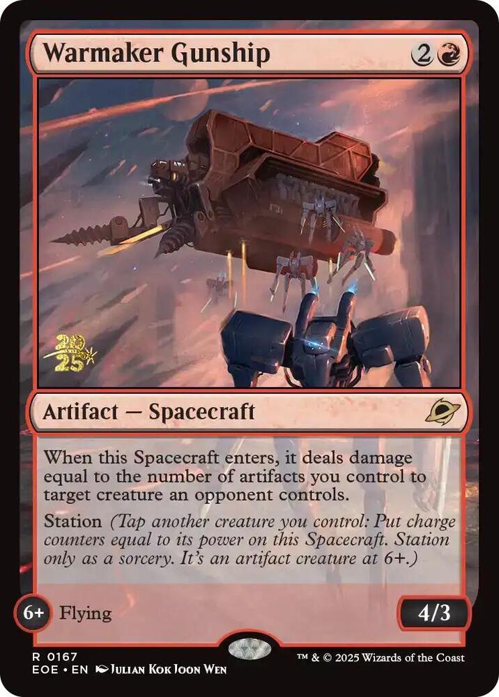 Warmaker Gunship [Prerelease Cards] 167