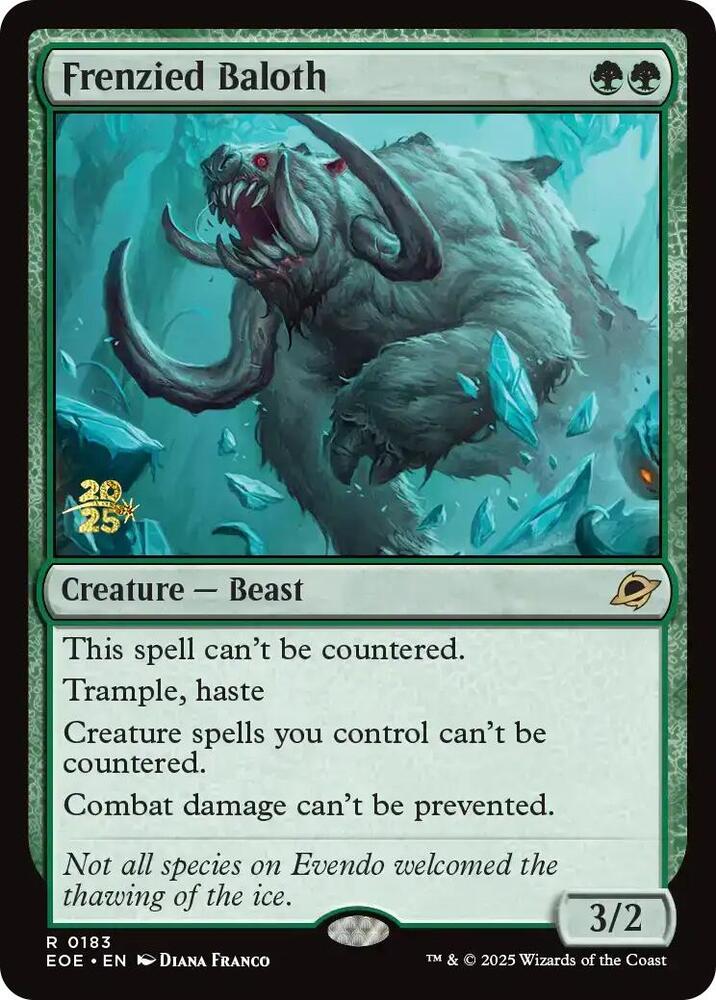 Frenzied Baloth [Prerelease Cards] 183