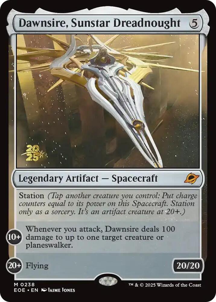 Dawnsire, Sunstar Dreadnought [Prerelease Cards] 238