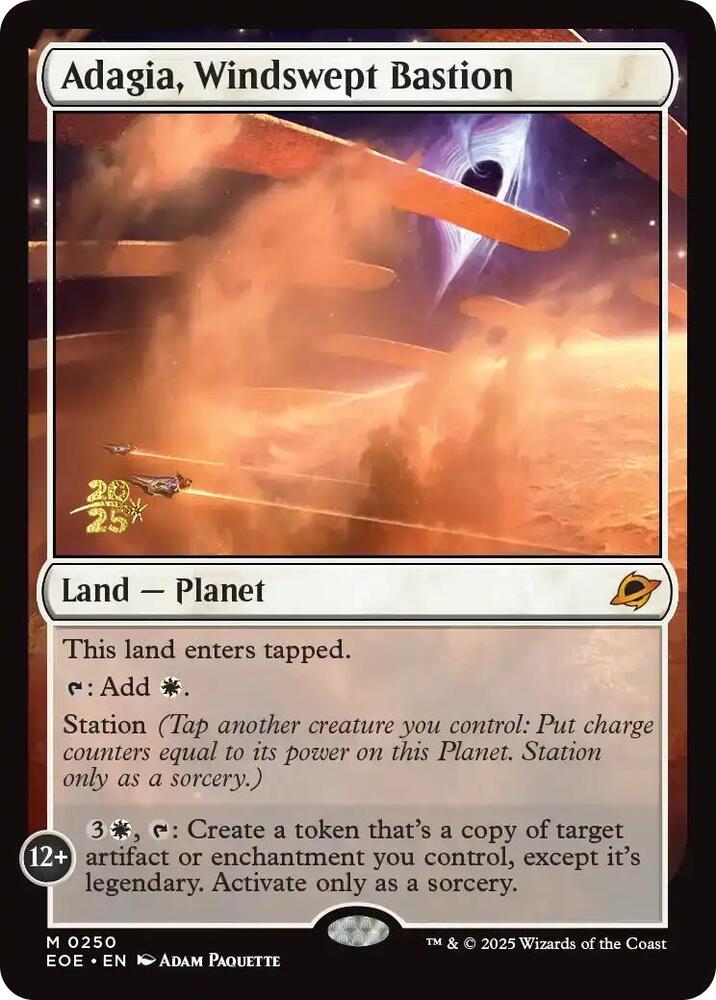 Adagia, Windswept Bastion [Prerelease Cards] 250