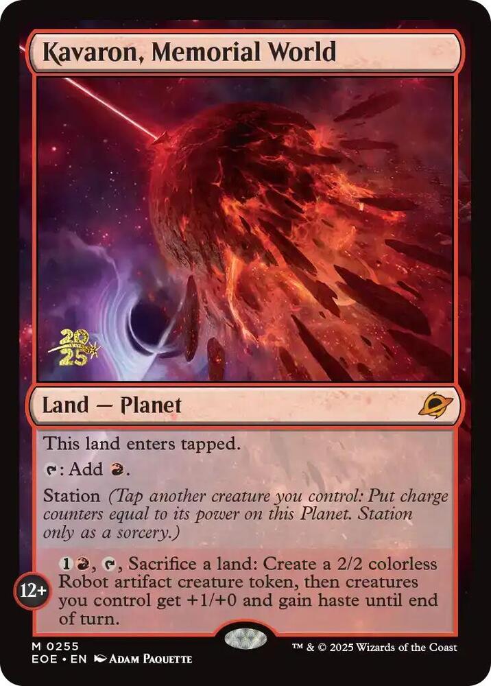 Kavaron, Memorial World [Prerelease Cards] 255