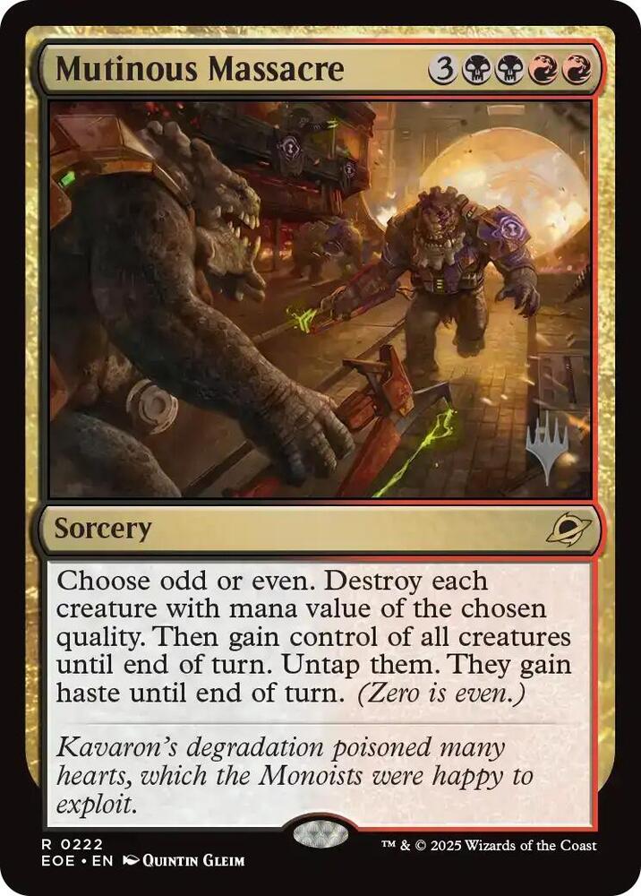 Mutinous Massacre [Promo Pack: Edge of Eternities] 222