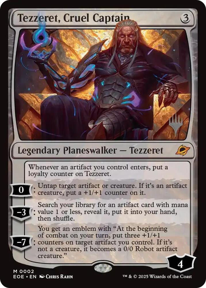 Tezzeret, Cruel Captain [Promo Pack: Edge of Eternities] 2