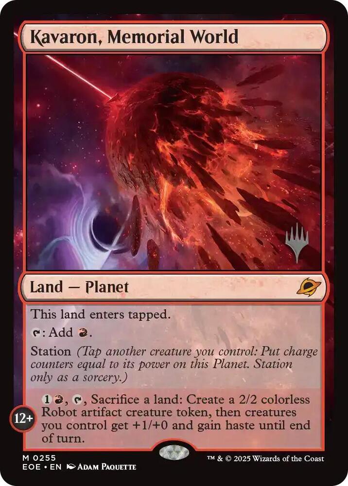 Kavaron, Memorial World [Promo Pack: Edge of Eternities] 255