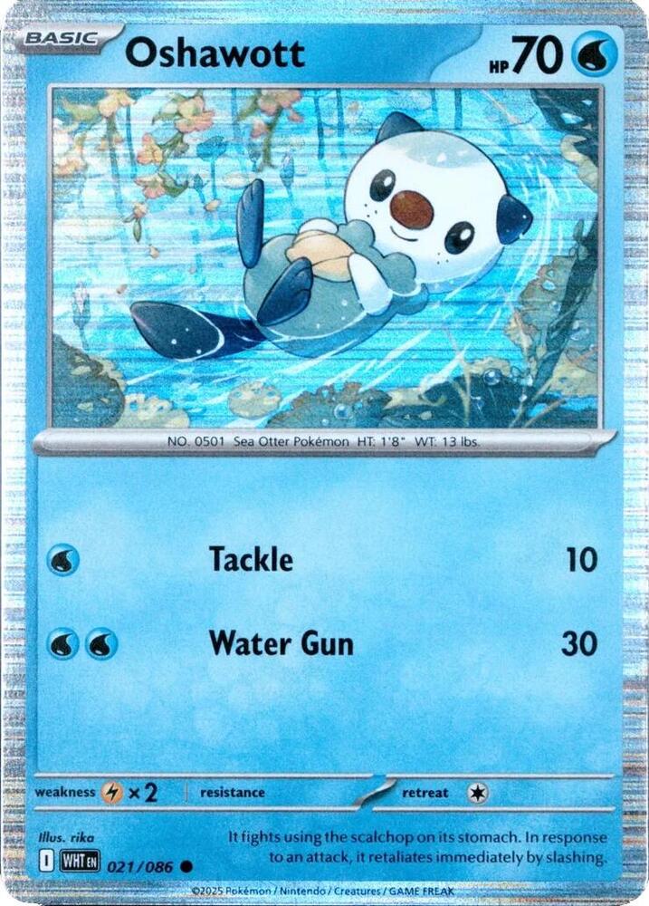 Oshawott - 021/086 (Unova Poster Collection) [Miscellaneous Cards & Products] 021/086