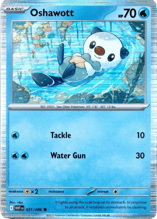Oshawott - 021/086 (Unova Poster Collection) [Miscellaneous Cards & Products] 021/086