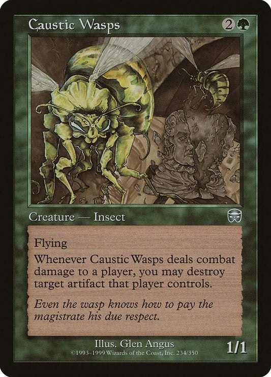 Caustic Wasps [Mercadian Masques] 234